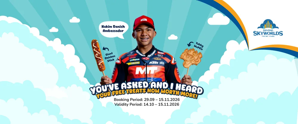 Genting SkyWorlds free treats promotion